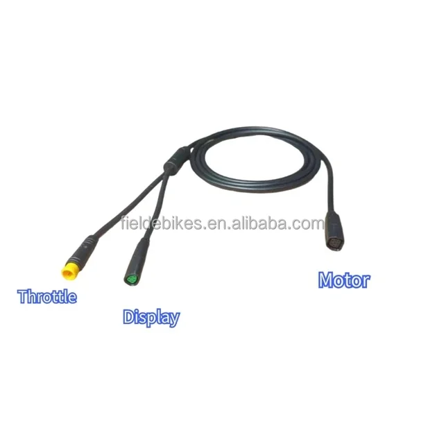 Bafang MID Motor Cable 1T1  1T2 Display Cable for M410 M500 M510 M600 M800 M820 M560 Mid Motor
