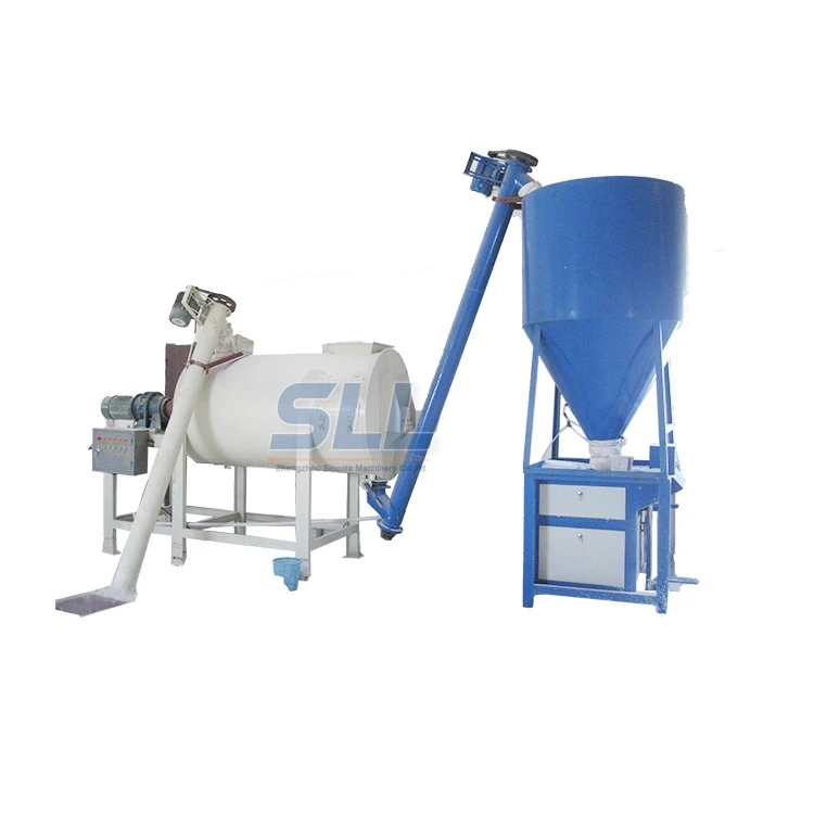 Strong Adaptability Automatic Plaster Dry Mortar Production Plant With Tile Grout Render Mortar Making Mixing Machine
