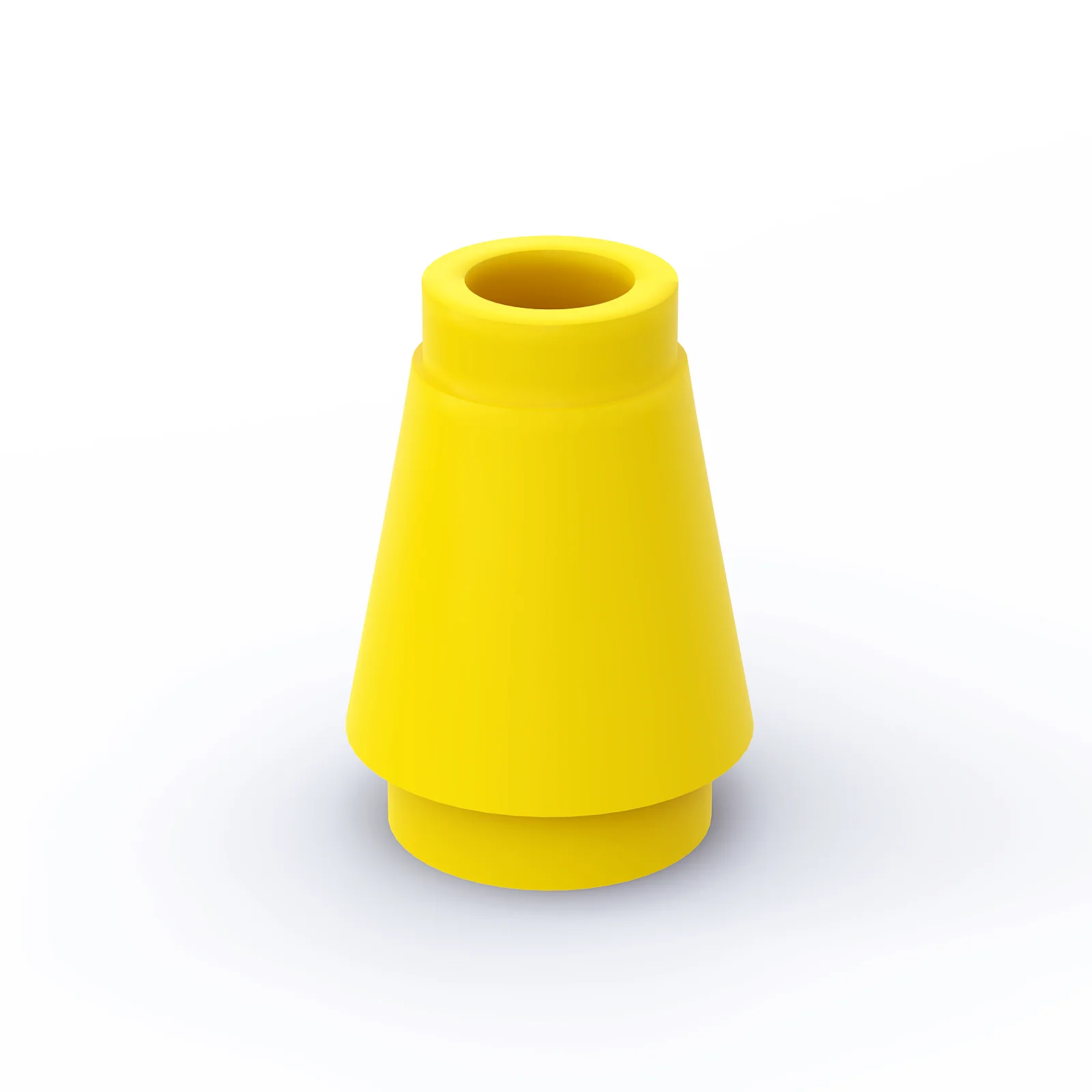 Bebricks 4589 Building parts Series Brick Cone 1x1 without Top Groove building block parts 1*1 bricks parts