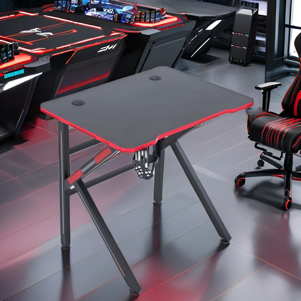 Деревянная металлическая регулируемая светодиодная лампа Rgb компьютерный стол игровой E-Sport гоночный стиль Настольный ПК