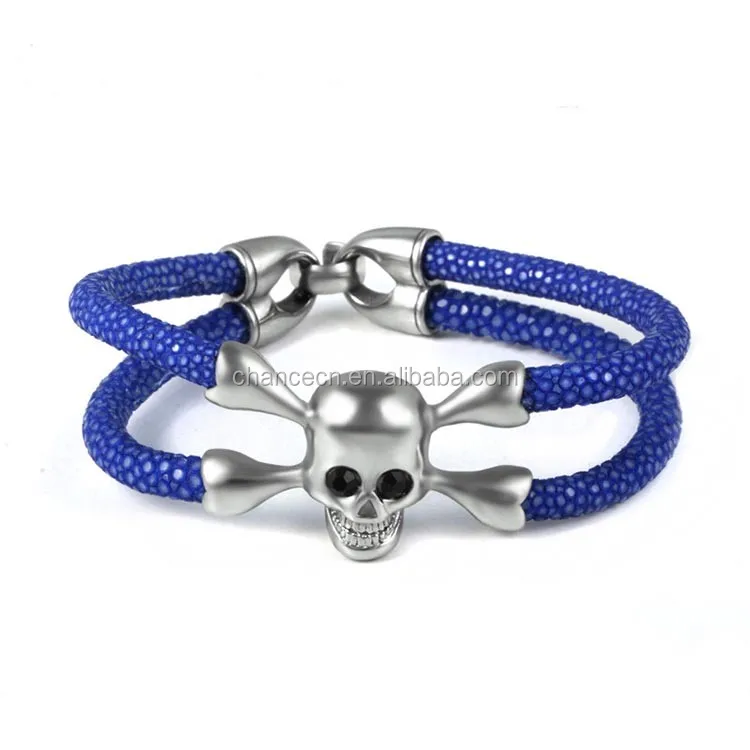 Fashion Jewelry Pirate King Skull Bracelet for Men