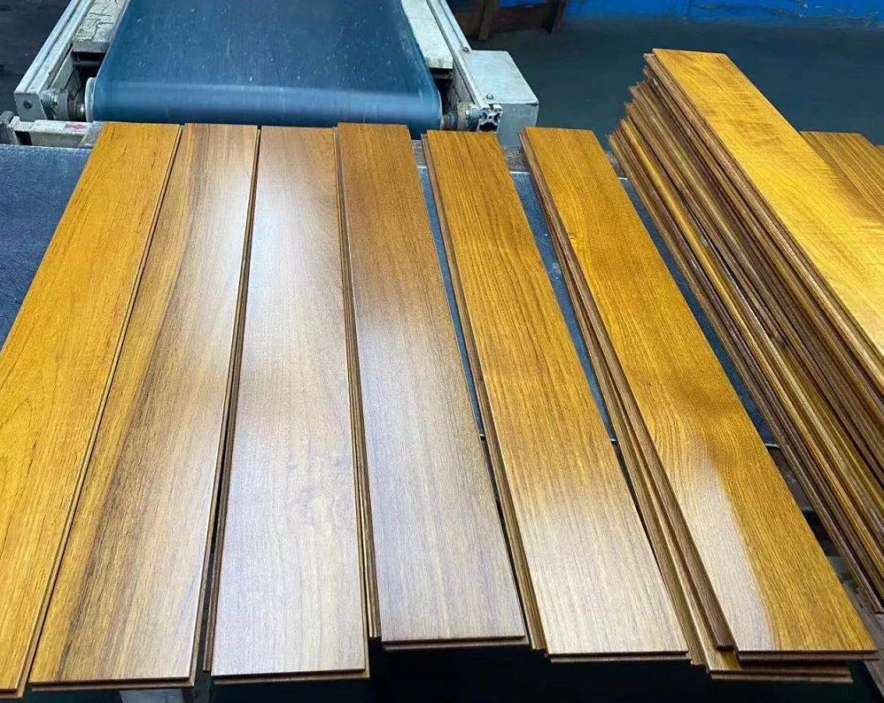 Pure solid teak wood flooring 100% solid wood flooring  High-quality solid wood