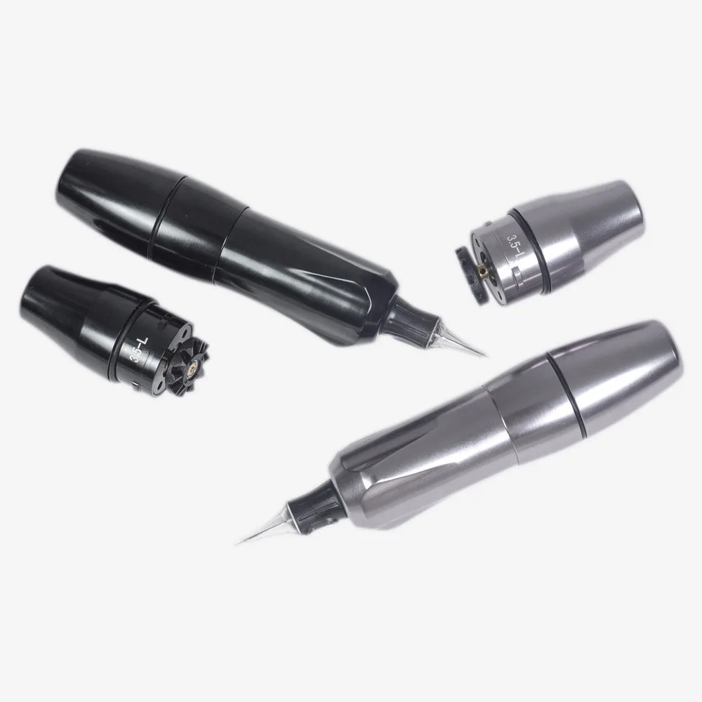 Tattoo Body Art Maker Grey Gun Swiss Coreless Two Motor Engine permanent makeup Tattoo Machine for School Training