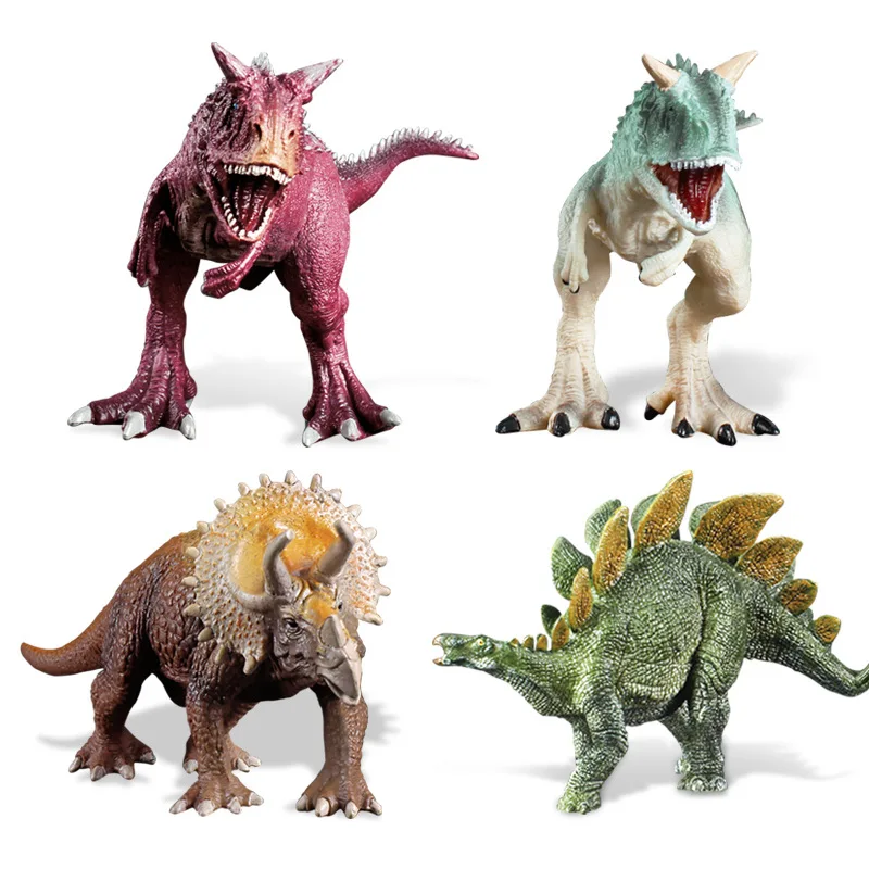 Educational Plastic Dinosaur Model Action Figures Toy Realistic Vinyl Plastic Dinosaur Model for Kids