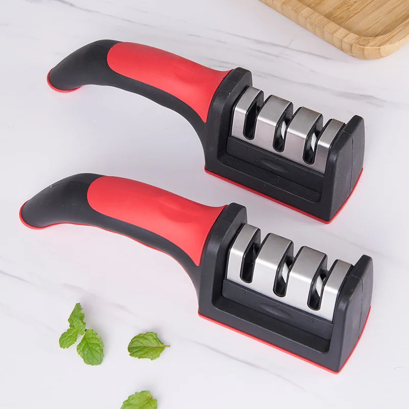 IFAN 2025 Hot Sale Sharpener Multifunctional Knife Whetstone Knife Sharpener With Anti-Slip Rubber Handle