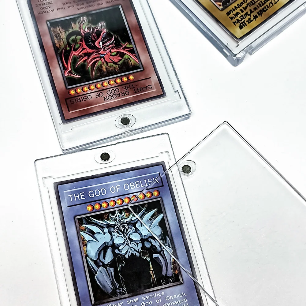 35pt 55pt 75pt 100pt HD 35PT Card Brick Strong Magnetic Card Brick Version Holds Yugioh Series Small Size Cards