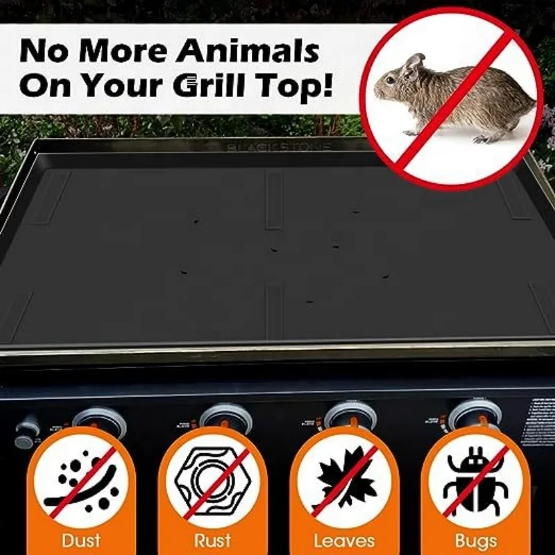 17 22 28 36' BBQ Grill Protective Cover accessories magnetic silicone griddle mat for blackstone 36 inch