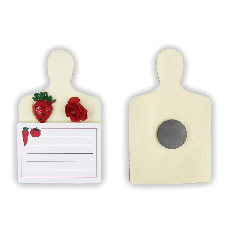 Горячая Распродажа, оптовая продажа, OEM бумажный 3D магнит на холодильник, магнитный блокнот на заказ для холодильника