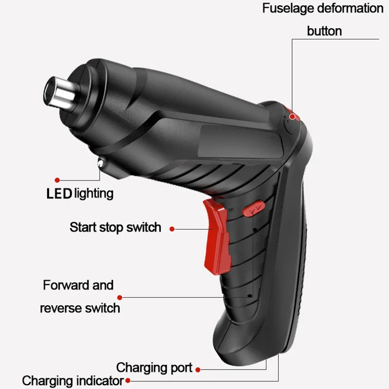 Precision 3.6v Cordless Mini Electric Screwdriver Set Torque Drill Hand Tool with Battery Power Price Competitive Brushless