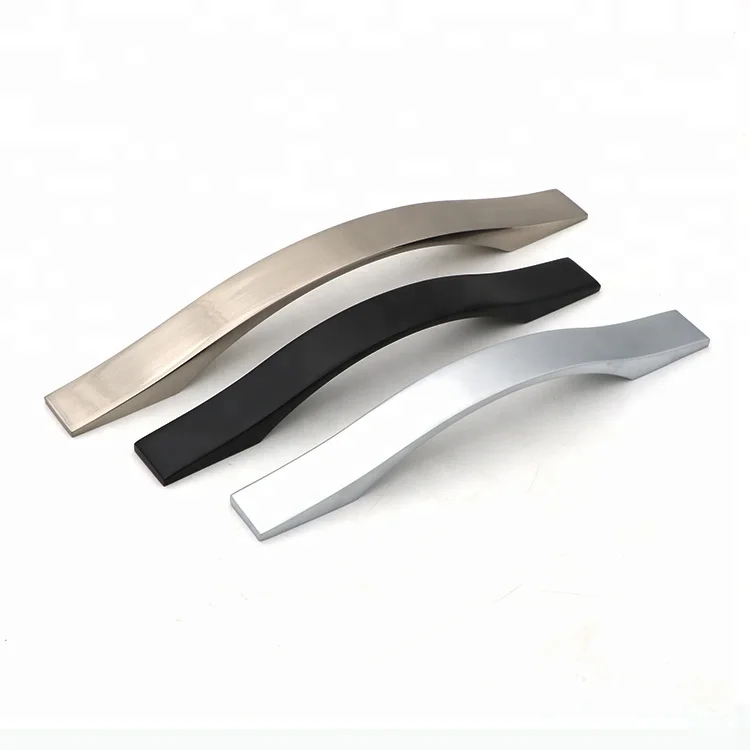 Cheap Modern U Shape Fancy Furniture Hardware Aluminium Dresser Drawer Cabinet Handle Door Handle Pulls Kitchen Handles D Shape