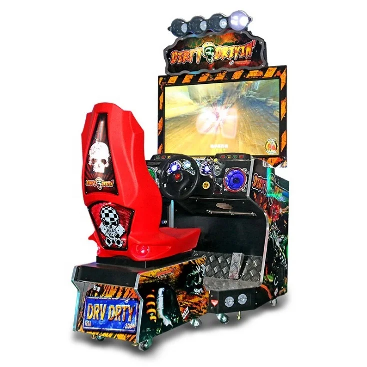 Dinibao 42 inch LCD Dirty Driving simulator racing car game machine for arcades game center