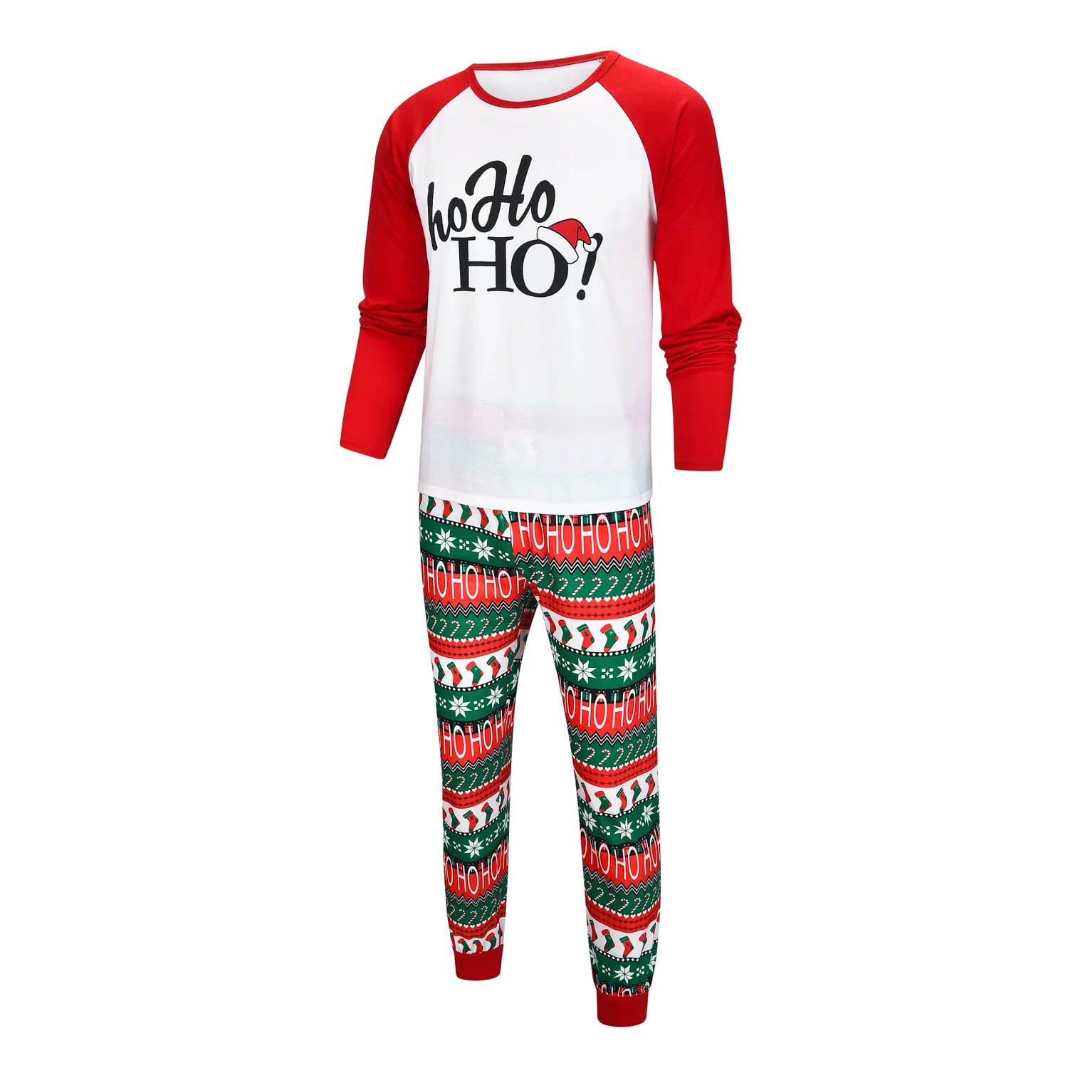 Wholesale printing parent-child outfit home clothing family christmas pajamas