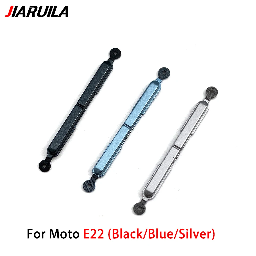 Wholesale Factory Price Power Volume Button Side Key For Moto E20 E22 E30 E40 ON / OFF Button Key Set Mobile Spare Parts