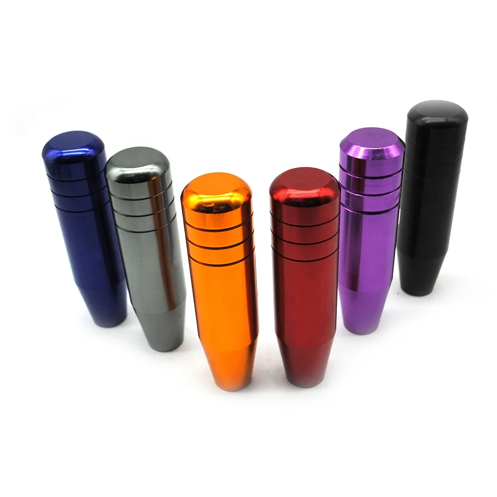 Gear Shift Knob Universal Automatic Unique Cars Styling Aluminium Alloy Universal Fitting High Level SY-PDT0377B Color Box 130MM