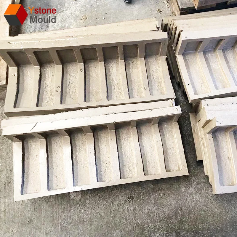 Rubber Silicon Moulds Concrete Decorative Wall Mold For Manufacturing Artificial Stone