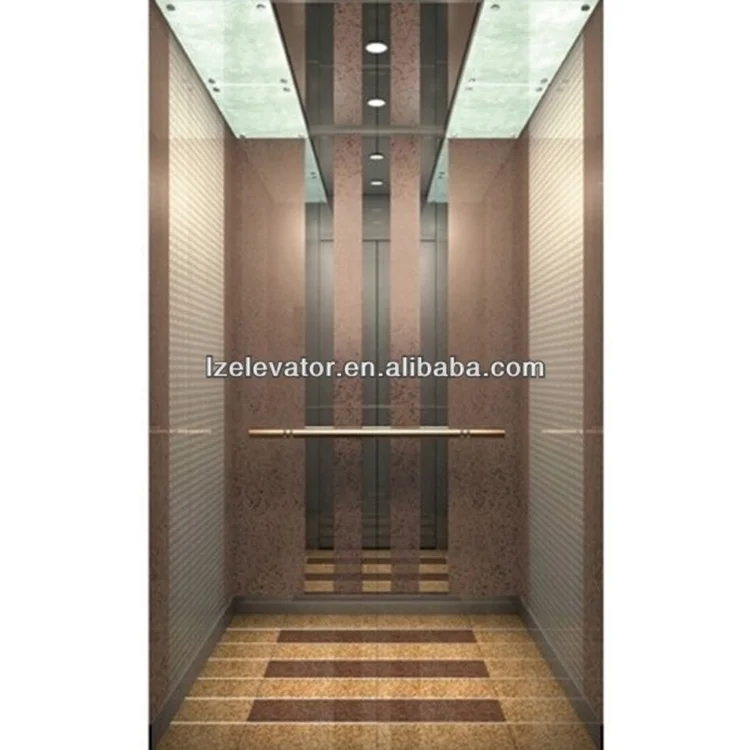 Passenger lift elevators with granite parquet