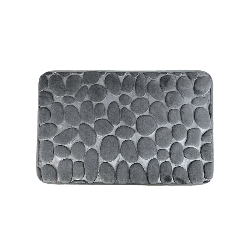 HENGJIU Stone carpets bath mat memory foam 3mm non slip bath mat custom foam sucker bath carpet