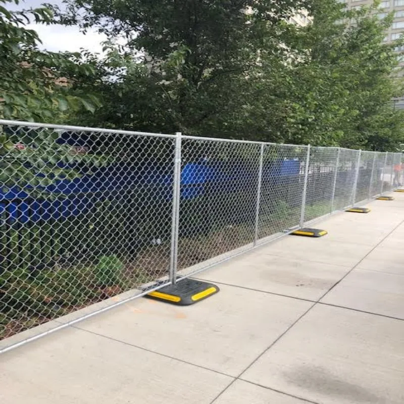 America Chain Link Temporary Fencing for Construction mobile fence mesh