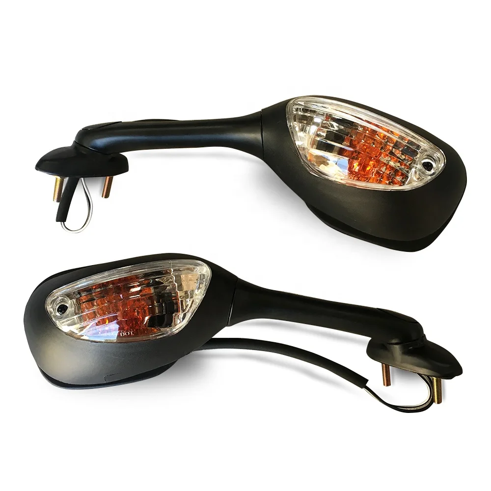 2020 Wholesale 8mm 10mm Street Sports Bike CNC Motorcycle Rearview Side Mirrors Black Quantity Gold Red  for GSXR 600 2006-2008