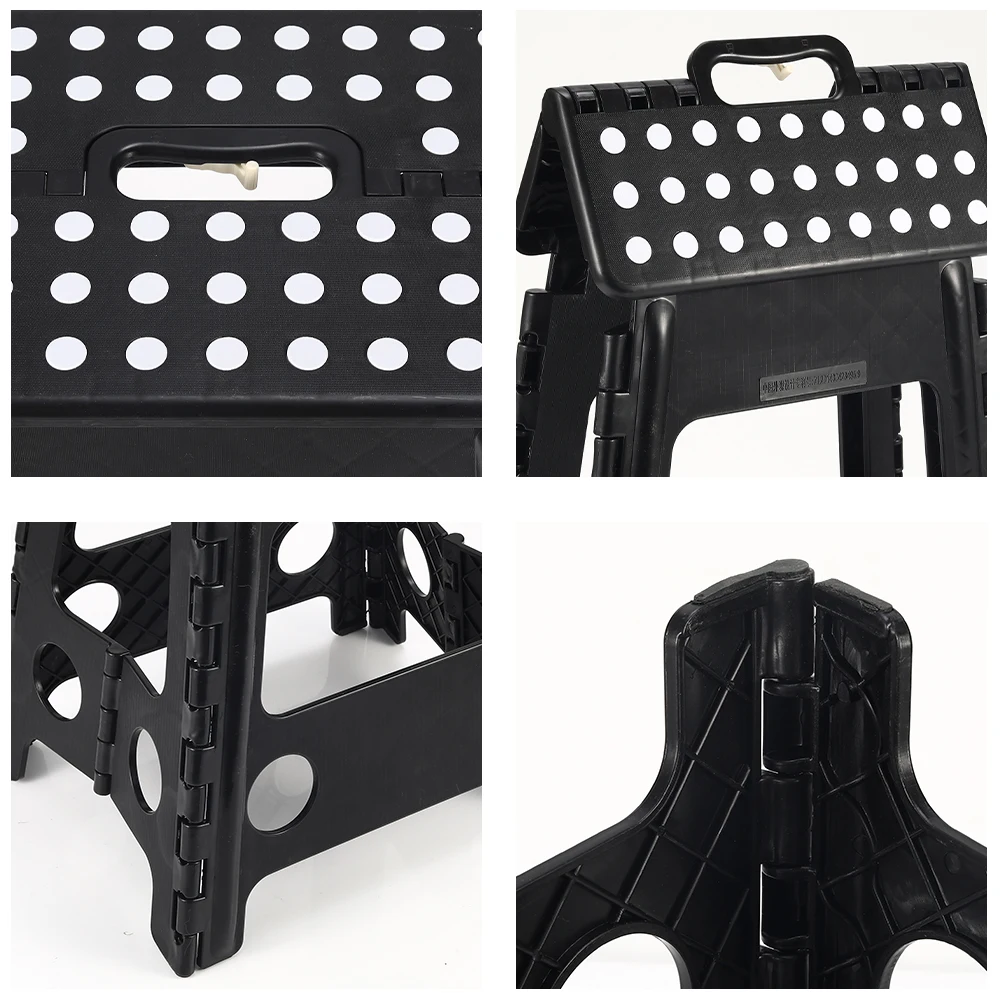 Safety Lightweight Anti-Skid Plastic Portable Folding Stool For Kid Adults, Kitchen Garden Bathroom