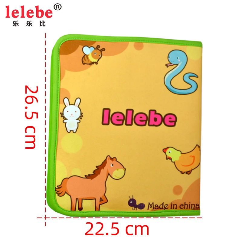 lelebe OEM wholesale manufacturer 2019 baby gift brain  stem organic kids educational toys cloth books with other toys & hobbies