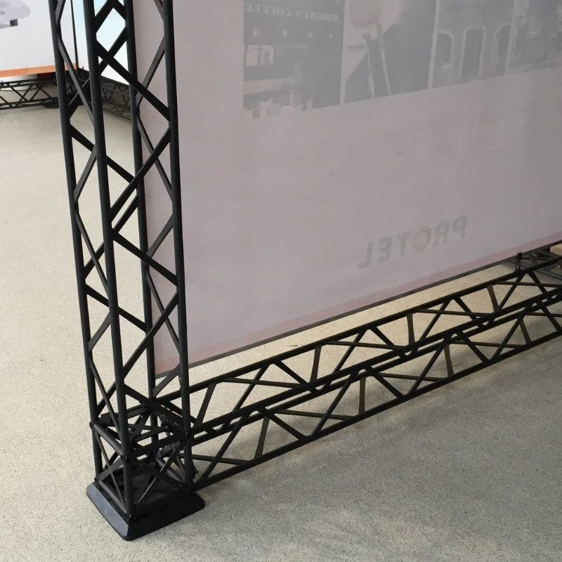 290mm*290mm Square Box Truss Spigot Single Exhibition Bar Booth  Banner Display Trusses