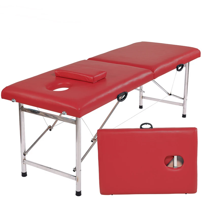 Strengthened Six Legs Steel Spa Massage Bed