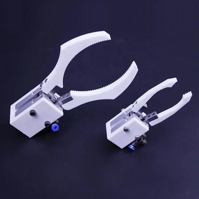 2 Finger Manual Pneumatic 6 Axis Cnc Robot Arm Gripper For Injection Machine