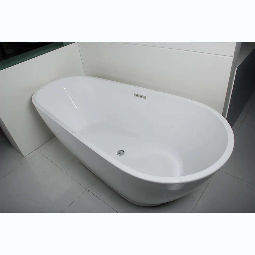 FICO Free Standing Acrylic Bathtub Home Bathroom Bathtub Tubs Baignoire Hottub Soaking Swim Hot Tub Bath Tab