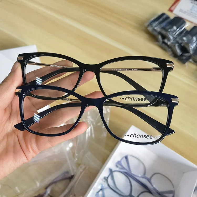 Wholesale stock Retro Rectangle Acetate Frames Fashion Optical Frames Eyeglasses Frames High Quality