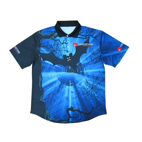 Wholesale custom Polo neck sport T-shirts available with custom prints and logos