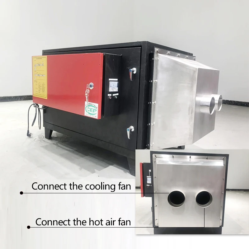 Factory price coffee roaster afterburner stainless steel smoke filter electrostatic precipitator for coffee roaster