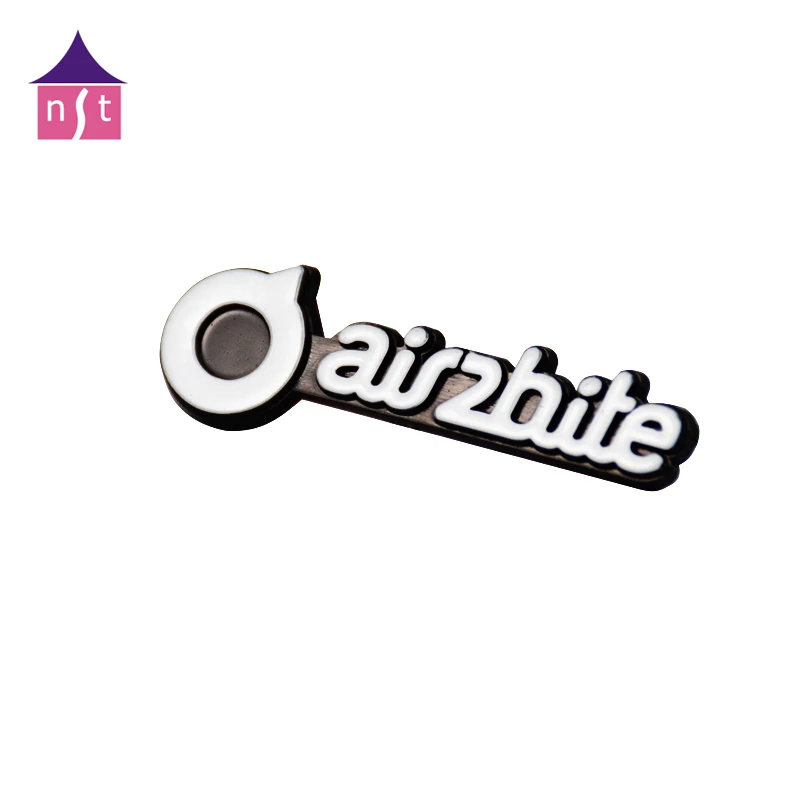 Small ABS 3D chrome plastic letters stickers