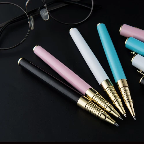 GemFully chinese manufacturing products luxury gift metal sign pen office ball pen with logo custom printed