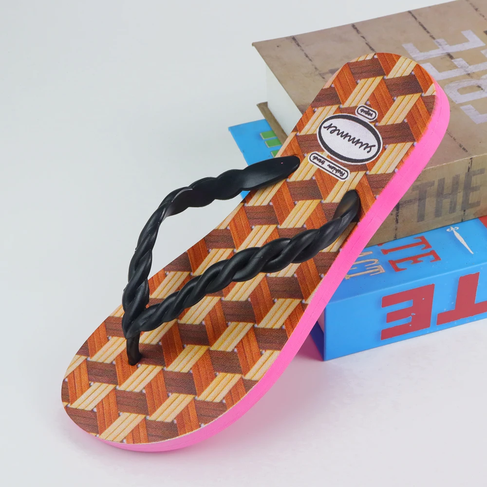Special Offer Brand New Luxury 3D Printed Flip-flops Slippers Sandals For Women And Ladies