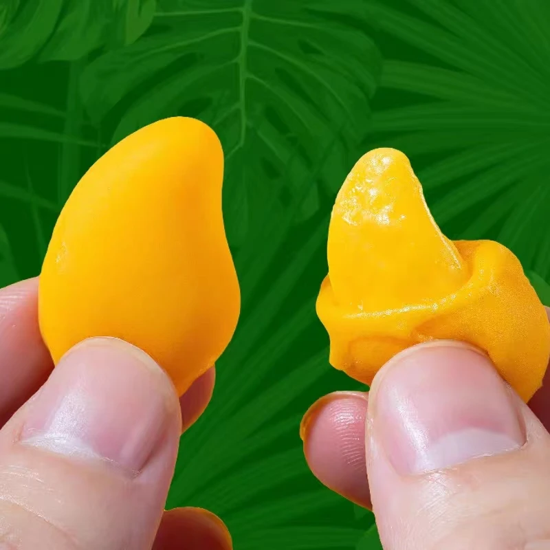 Wholesale Candy Peeling mango fudge mini mango shape jelly soft gummy candy