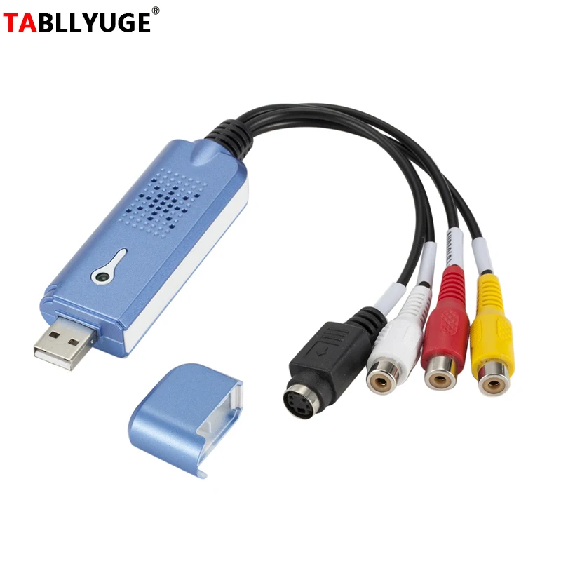 Адаптер AV RCA-USB 2 0 для аудио-и видеозахвата DV/TV/VHS/DVD AudioDVD видеоконференции и