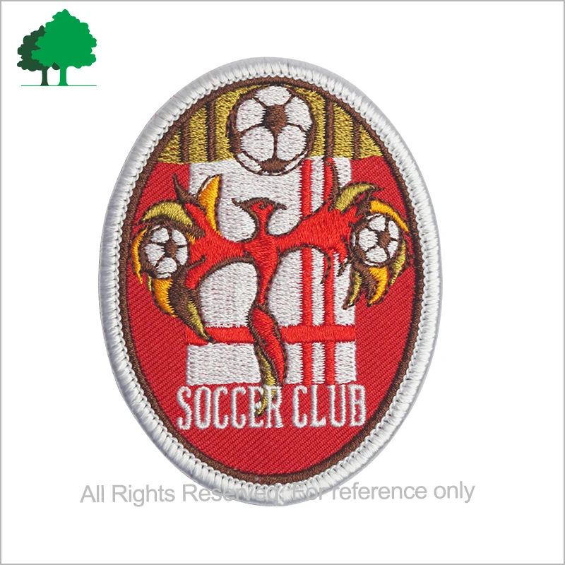 Hot Sale Machine Embroidery Heat Seal Patches For School Uniform