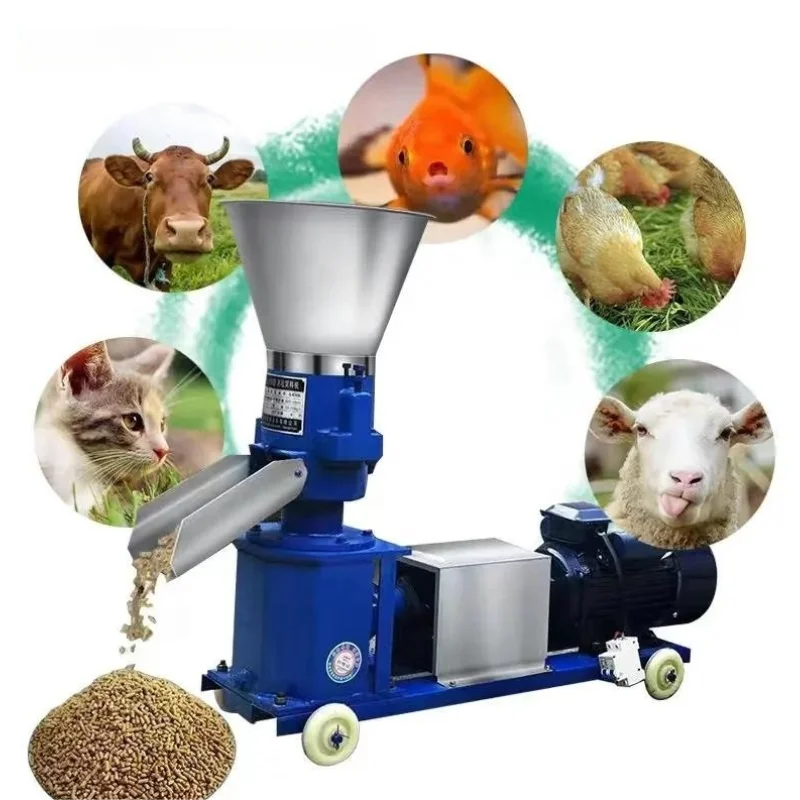 High Quality Feeds Pellet Maker Machine Capacity 80-150kg/hour / Feed Pellet Machine Engine Provided Machine for Farms 12 Months