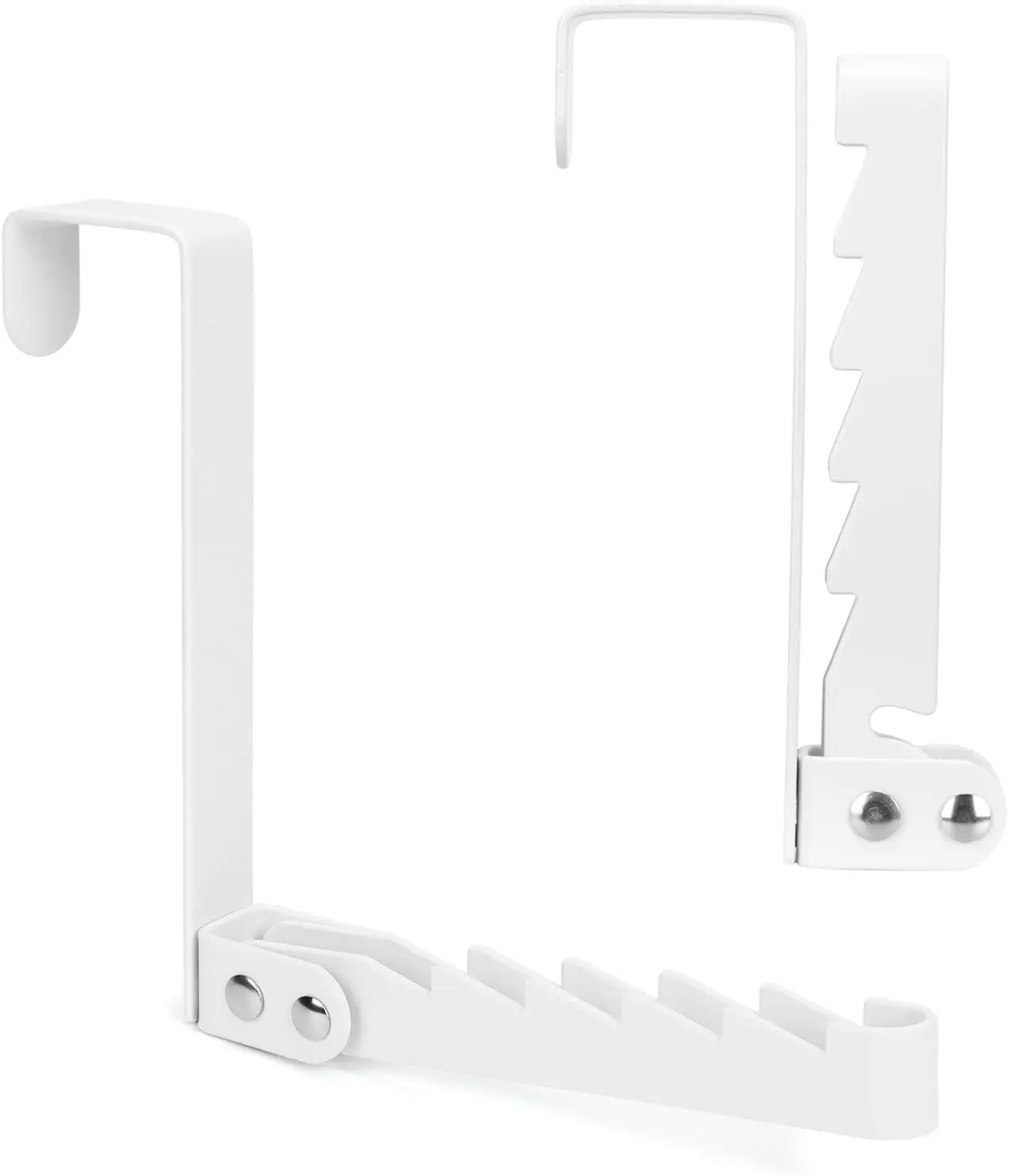 Over The Door Hooks Hanger Organizer Rack Space Saving Hanging Storage Hanger for Clothes, Coats, Towels for Bedroom Bathroom