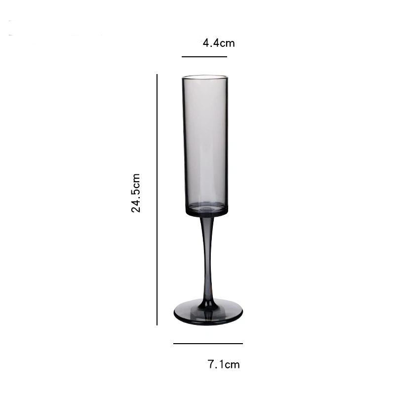 New Arrival Bar Acrylic Unbreakable Red Wine Glasses Champagne Flutes Crystal Wine Glasses Cups for Party Wedding