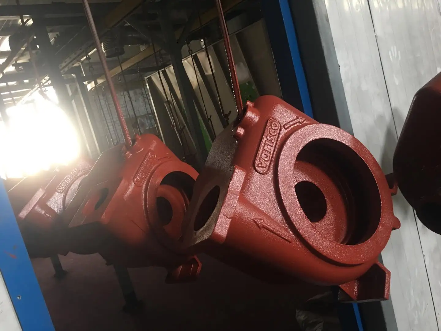 
China manufacturer ductile iron gray iron casting products green sand casting for water pump system 