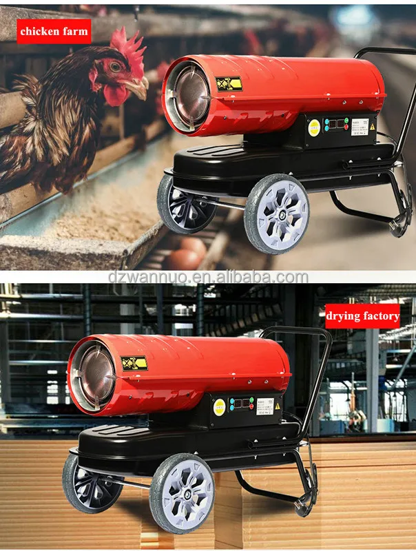 Factory Directly Poultry Diesel Brooder Heating System Diesel Heater 20kw 30kw 50kw For Chicken Farm Greenhouse