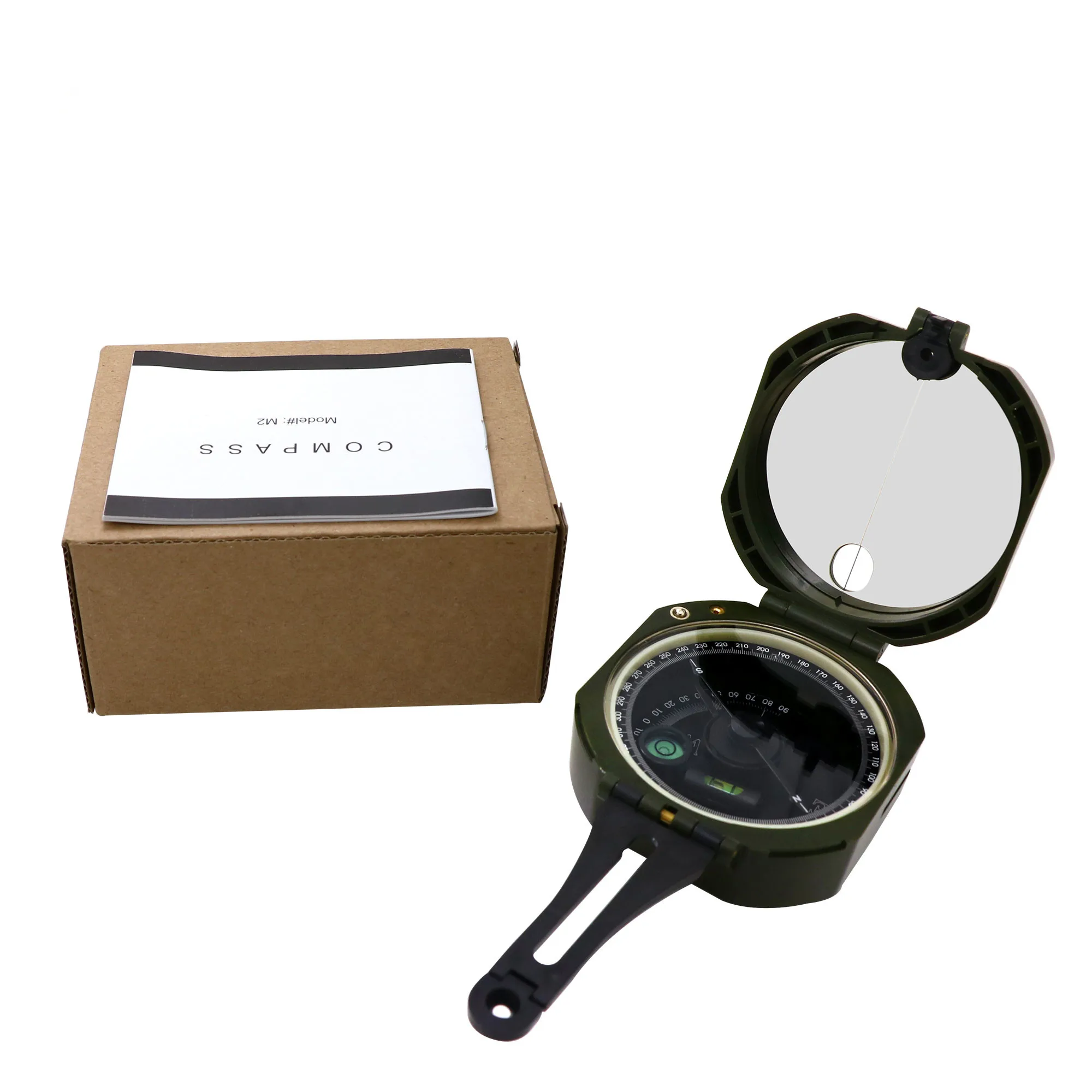 M2 professional geological compass portable outdoor survival multi-functional handheld Marine magnetic compass