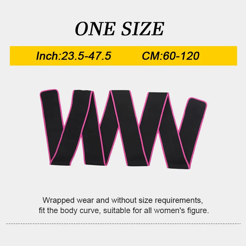 wholesale neoprene sport sweat bandage wrap band around waist training body wrap