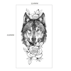 wholesale Wolf tattoo eagle tattoo flower tattoos
