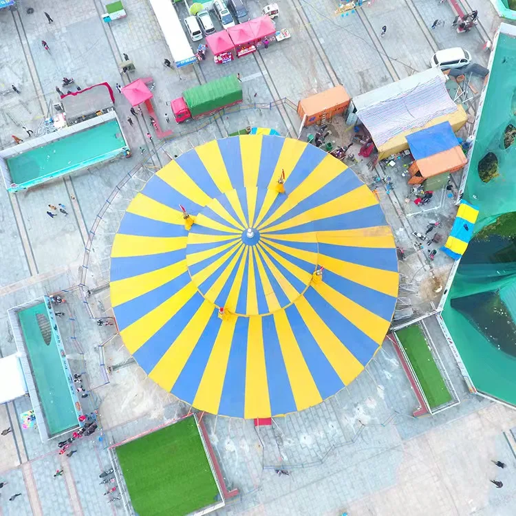 Spherical 360 Dome Cinema 4D Canopy Tent PVC Canvas Cover with Fabric Side Walls for Indoor Outdoor Projection Hexagon Pipe