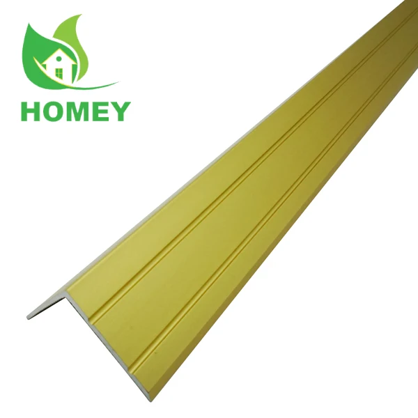 
flexible vynal stairs nose aluminium with pvc insert strip aluminum stair nosing for carpet 
