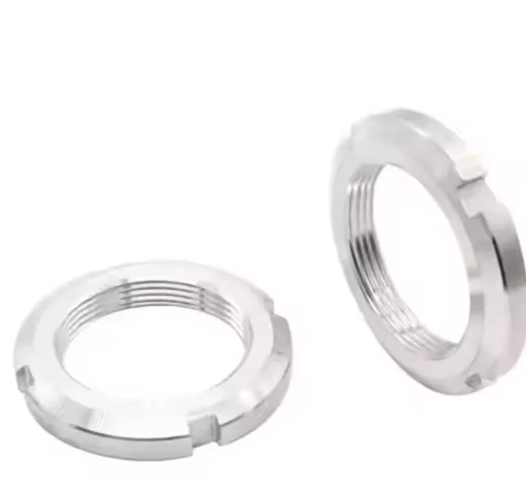 DIN 1804  Groove Lock Zinc Plated Slotted Round Spanner Passivated Metric Certification Lock Nuts