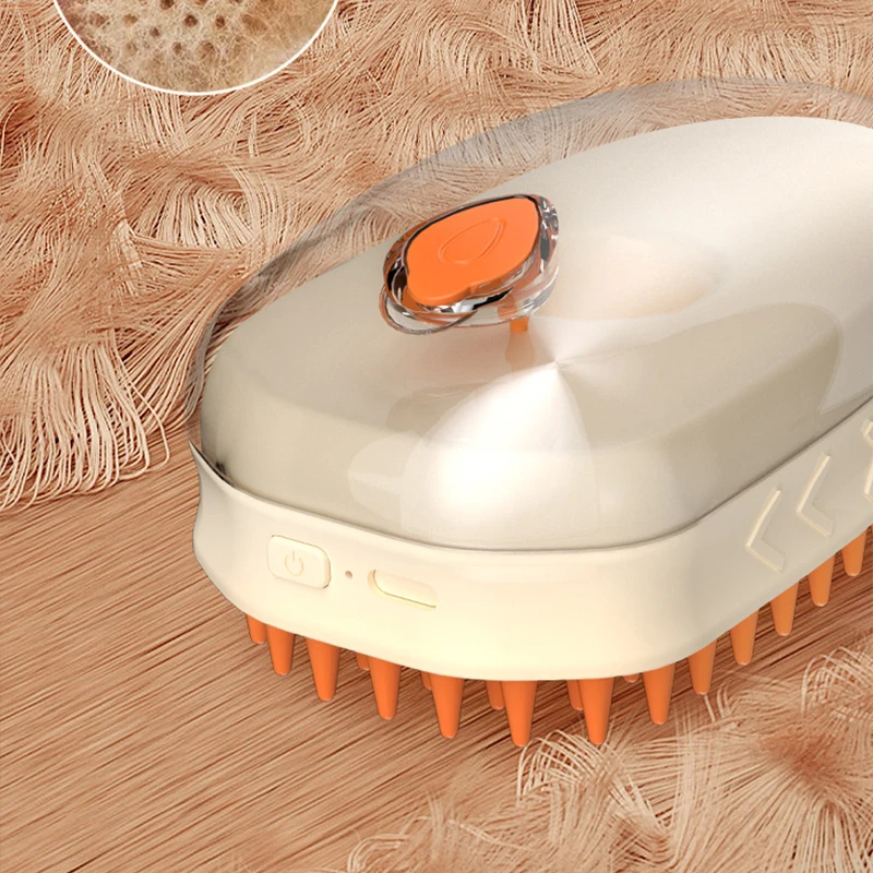 Hot selling Pet Products Pet electric spray comb Massage comb anti-flying hair bath brush Cat comb
